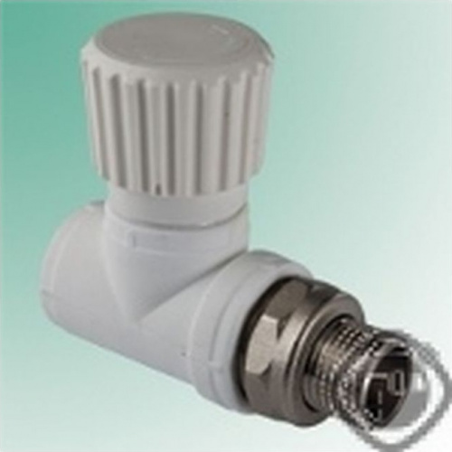 Кран шаровой д/радиаторов прямой 25х3/4" TB белый 030060204 (5/50)