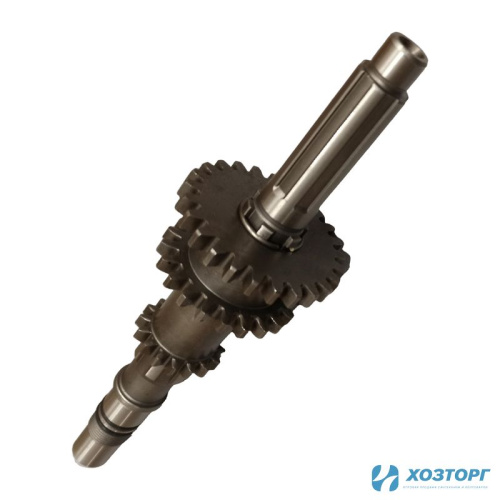 Главный вал в сборе трёхскоростного редукторного мотоблока (803Р ДОН)