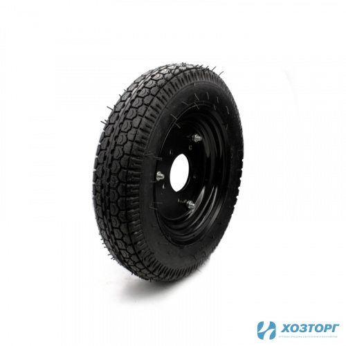 Колесо ДЛЯ ТЕЛЕГИ ВАРЯГ Т-9 КД-410 Шоссе 4*10, 5 отверстий. (2/40)