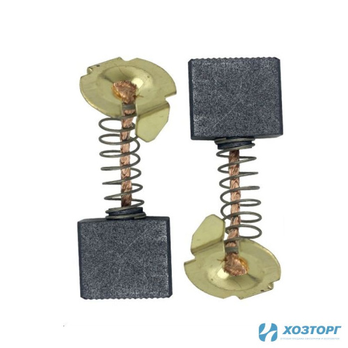 Щетка угольная  7х17х14 Пружина, пятак-уши