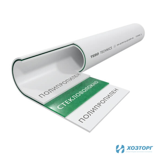 Труба PN20/40 х 6,7 SDR6 (стекловолокно) ТВ белая 030010405 (4/20)