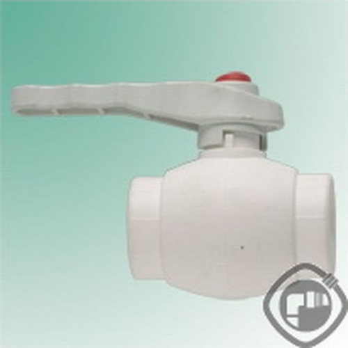 Кран шаровый 1v 32 ТВ белый 030060103 (5/30)