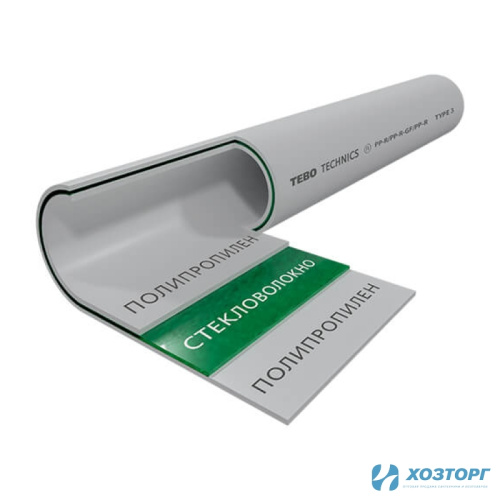 Труба PN20/32 х 5,4 SDR6 (стекловолокно) ТВ серый 031010404 (4/40)