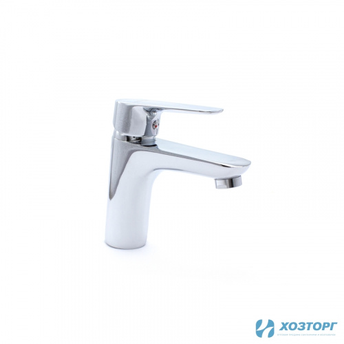 Смеситель  д/умывальника DORON DL 2325-N, шаровый, хром, излив короткий, п/г (1/10)