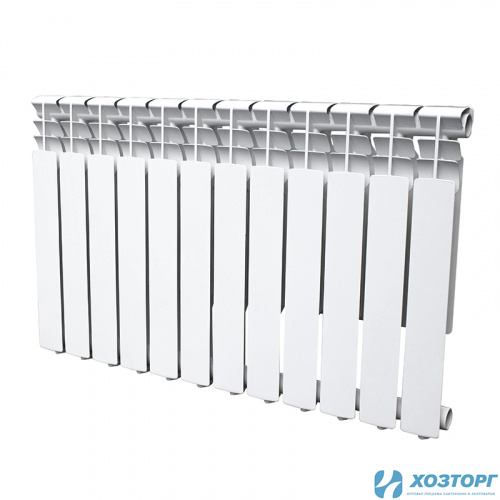 Радиатор алюминиевый  DAMENTO OPTIMA 500/80-12 секций (1/15)